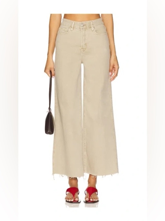 Good American Denim - Good American NWT Good Waist Palazzo Crop Bone size 4/27